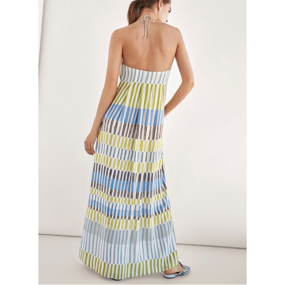 MASSIMO DUTTI Silk Maxi Dress SIZE 2 - Picture 3 of 7